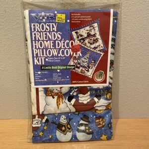 VIP Cranston Christmas Pillow Kit - Makes 2 Frosty Friends Pillows 14 x 14" 2001